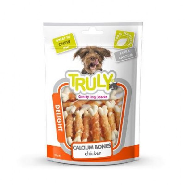 TRULY DOG TAVUK SARGILI KEMİK KÖPEK ÖDÜL 90G